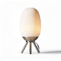 Table lamp with fabric shade and metal base measures 20 x 20 x 40cm